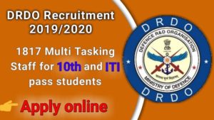 DRDO Recruitment 2019-20
